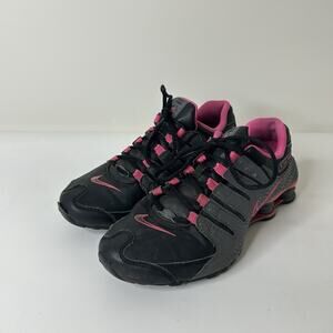Nike Shox NZ LE Black Dark Grey Pink Y2K Women's 9 RARE 636088-026
